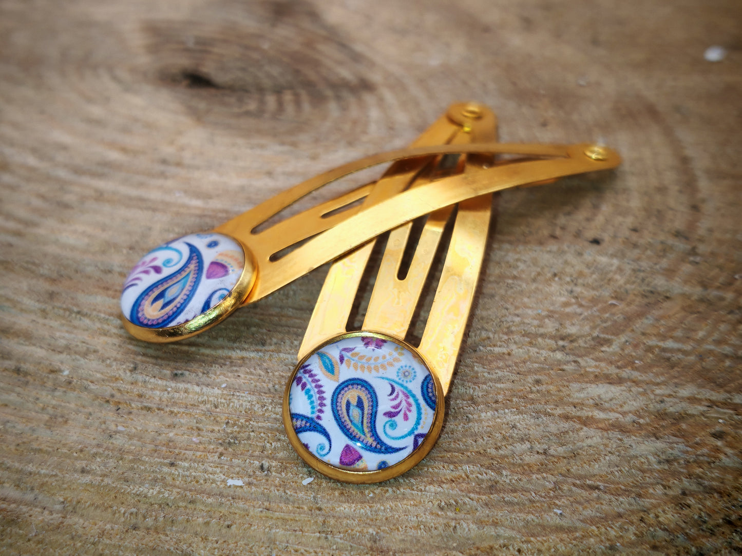 Duo de barrettes – Arabesques orientales