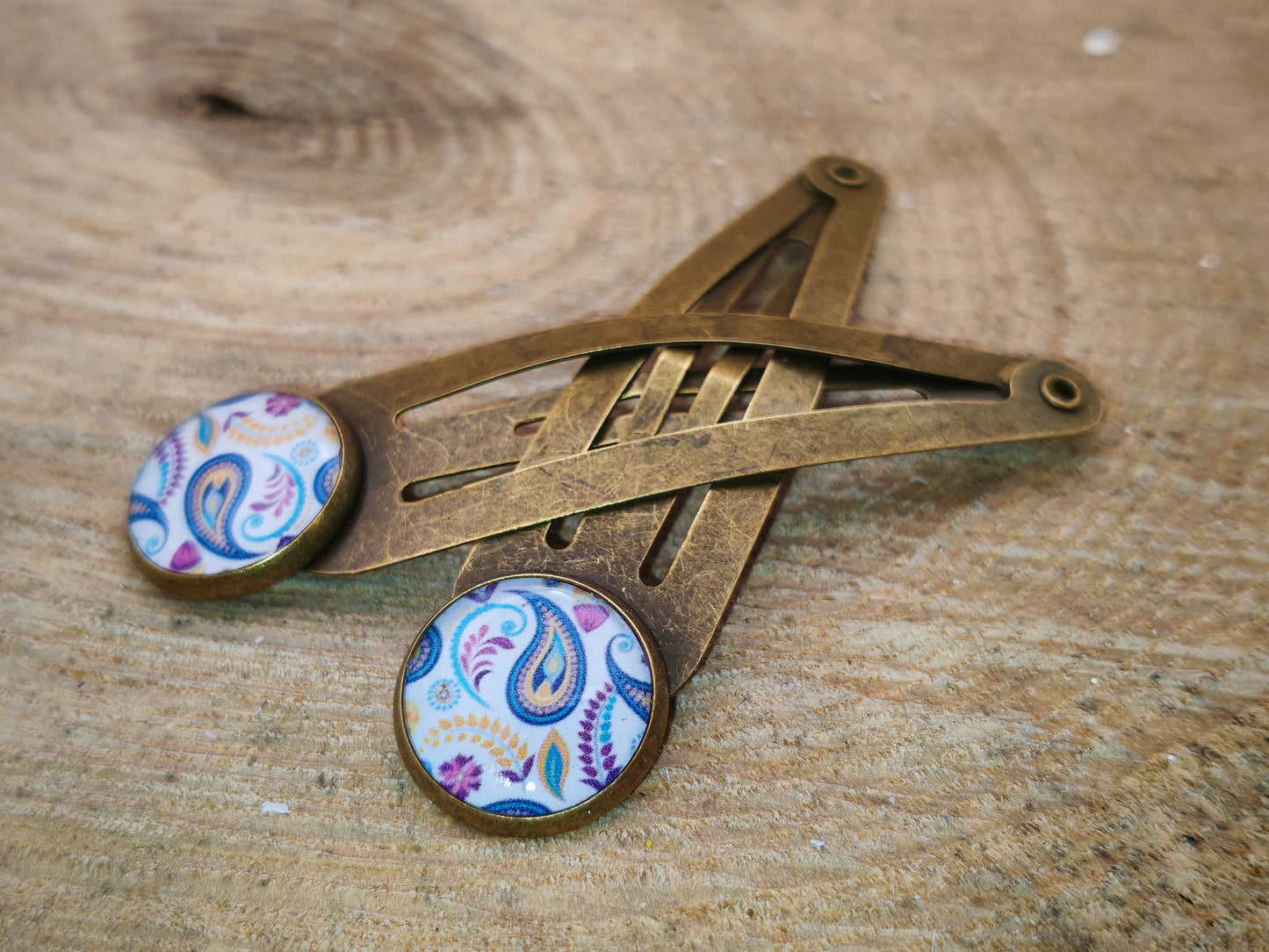 Ensemble barrettes & bague – Arabesques célestes