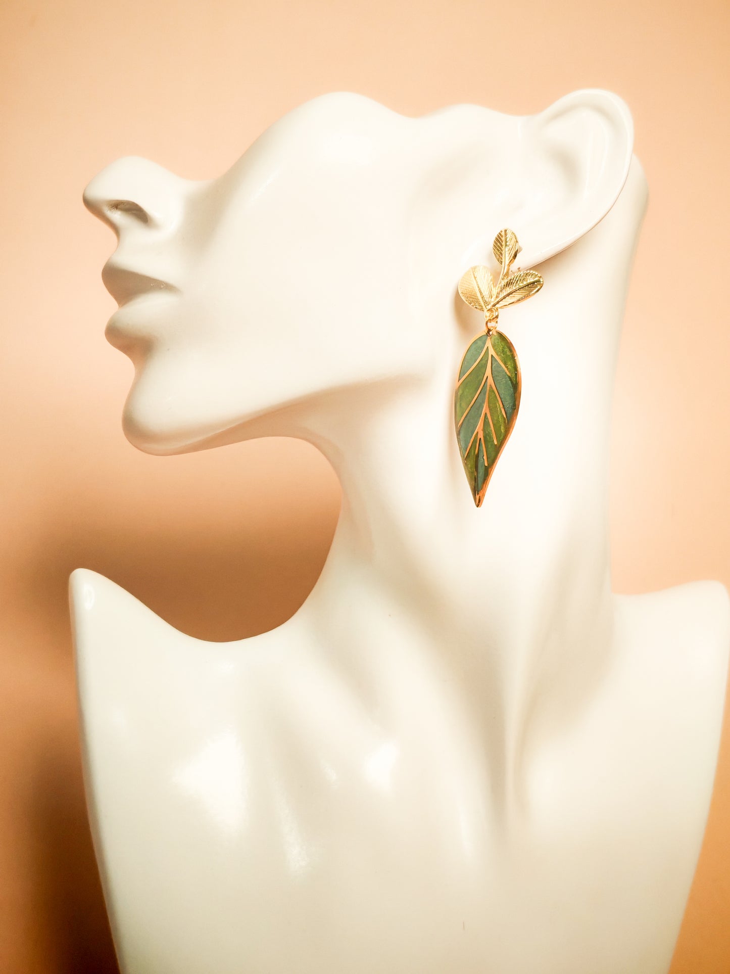 Boucles d'oreilles – Feuilles de forêt enchantée