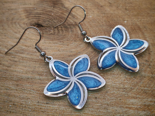 Boucles d’oreilles – Nébuleuse azurée