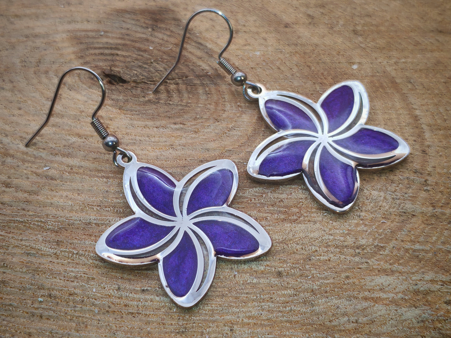 Boucles d’oreilles – Orchidée stellaire