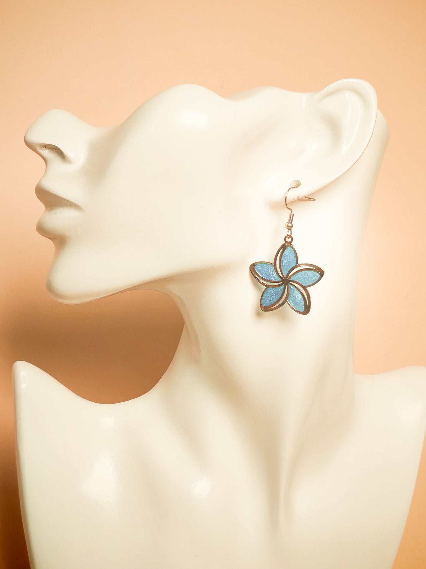 Boucles d’oreilles – Nébuleuse azurée
