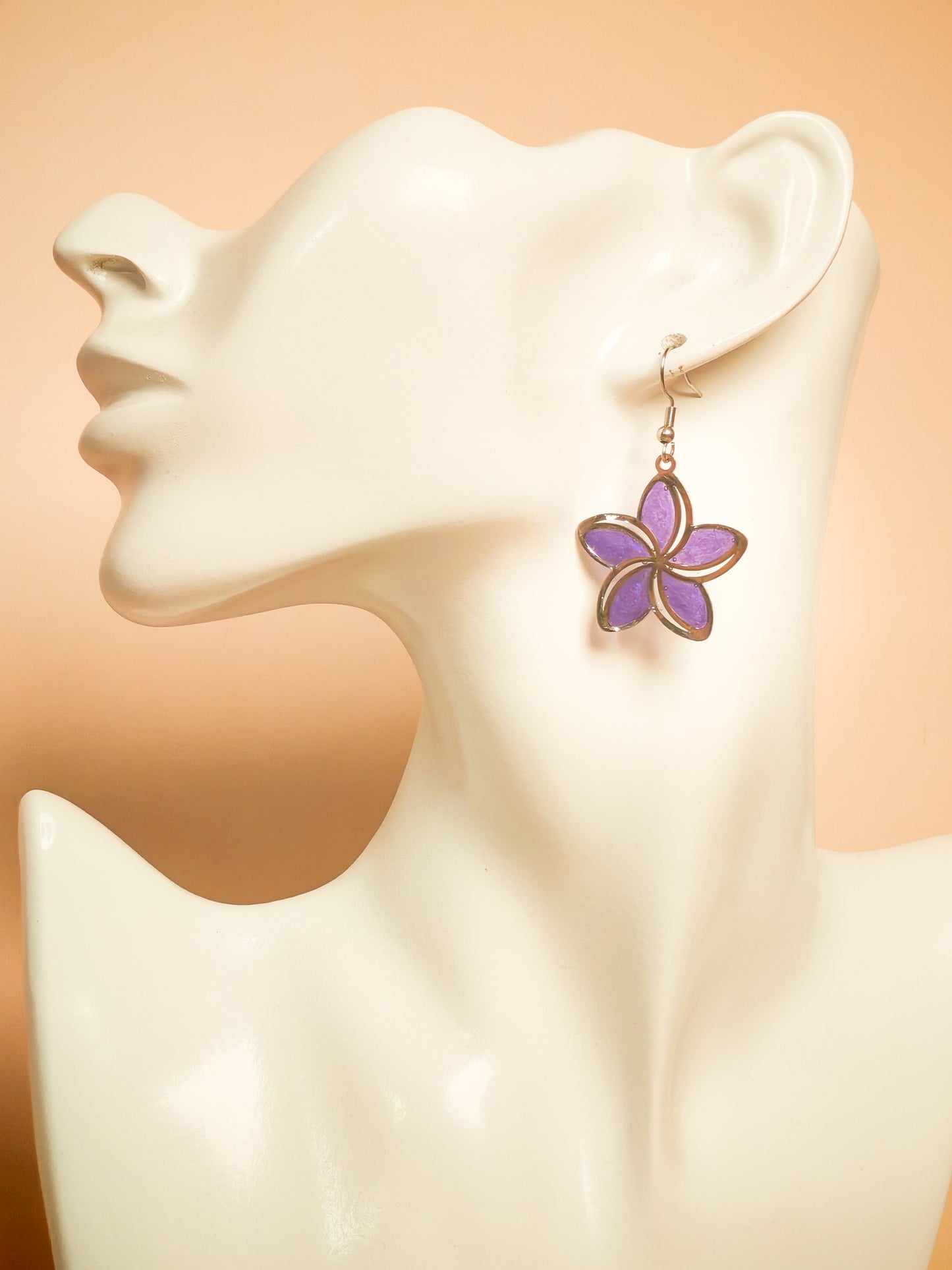 Boucles d’oreilles – Orchidée stellaire