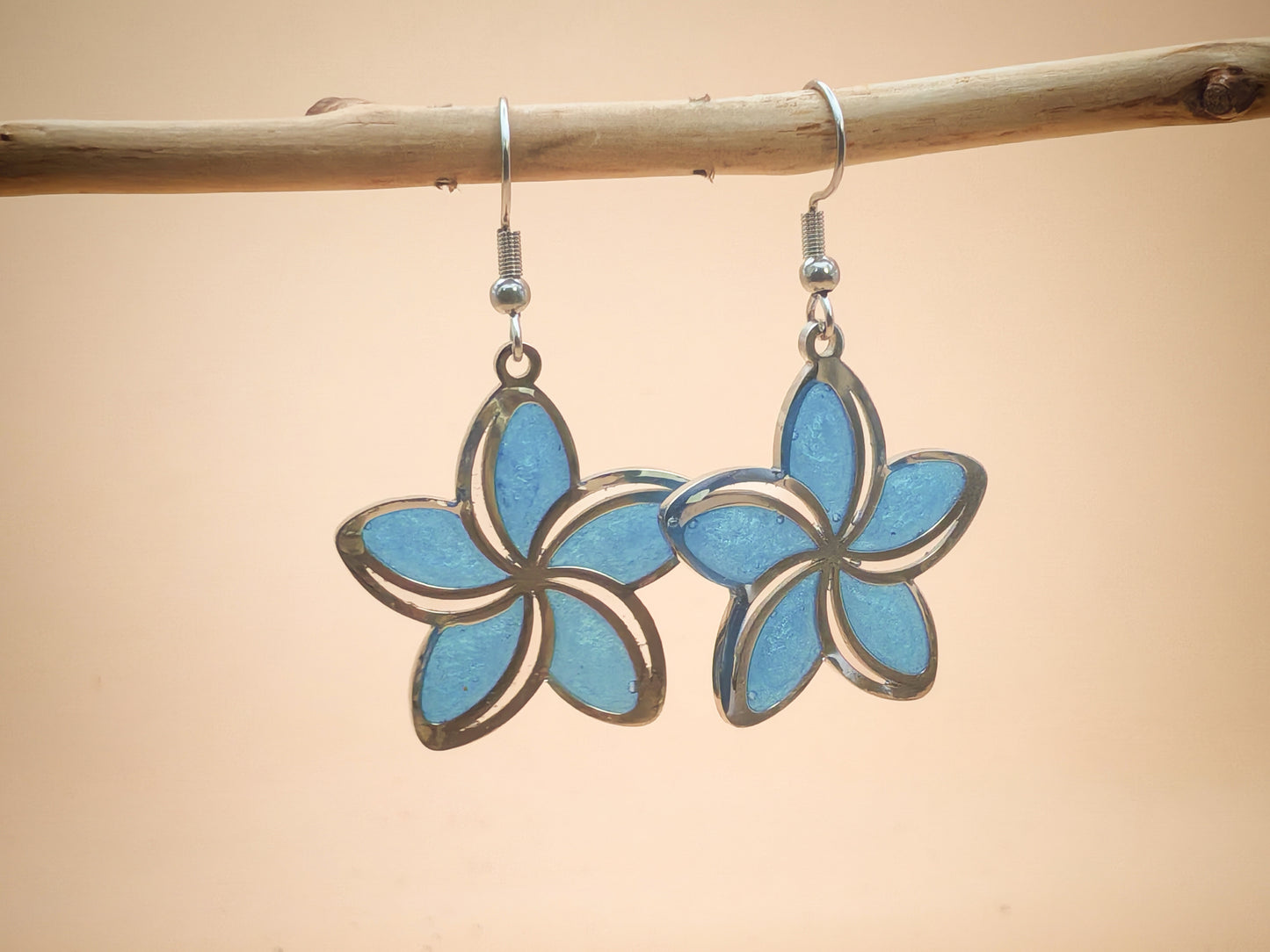 Boucles d’oreilles – Nébuleuse azurée