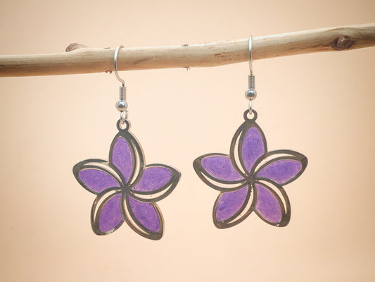 Boucles d’oreilles – Orchidée stellaire