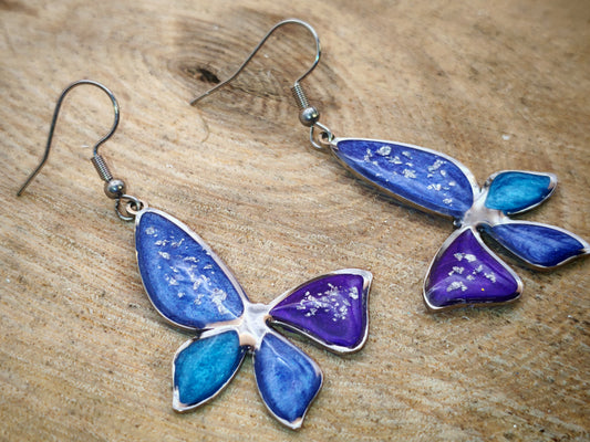Boucles d’oreilles – Aurore Boréale