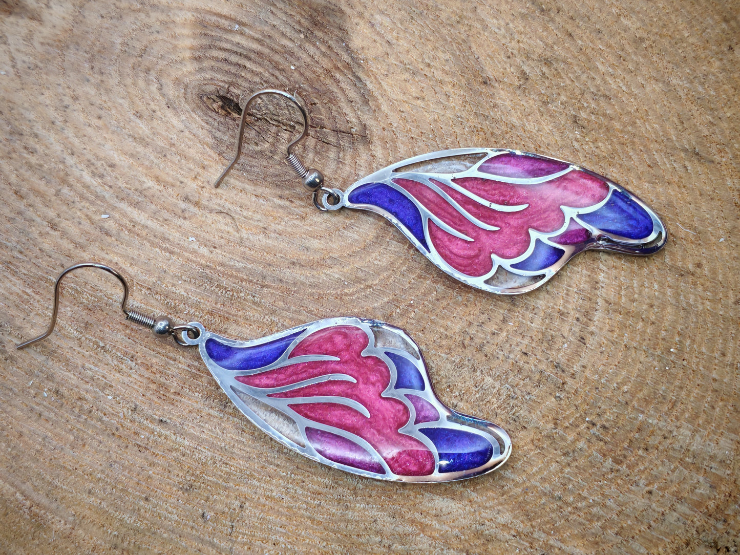 Boucles d’oreilles – Ailes de Pivoine