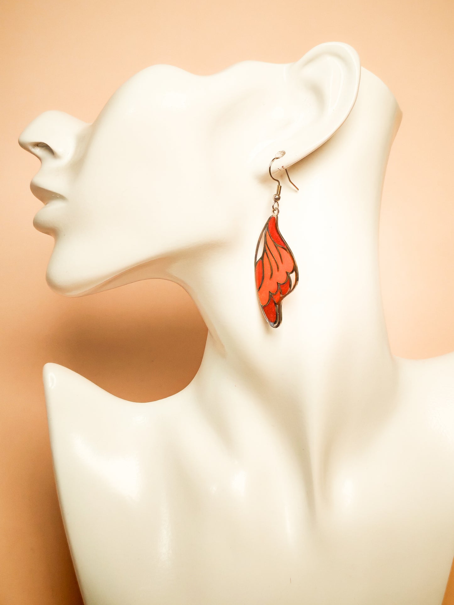 Boucles d’oreilles – Feuilles d’Ambre