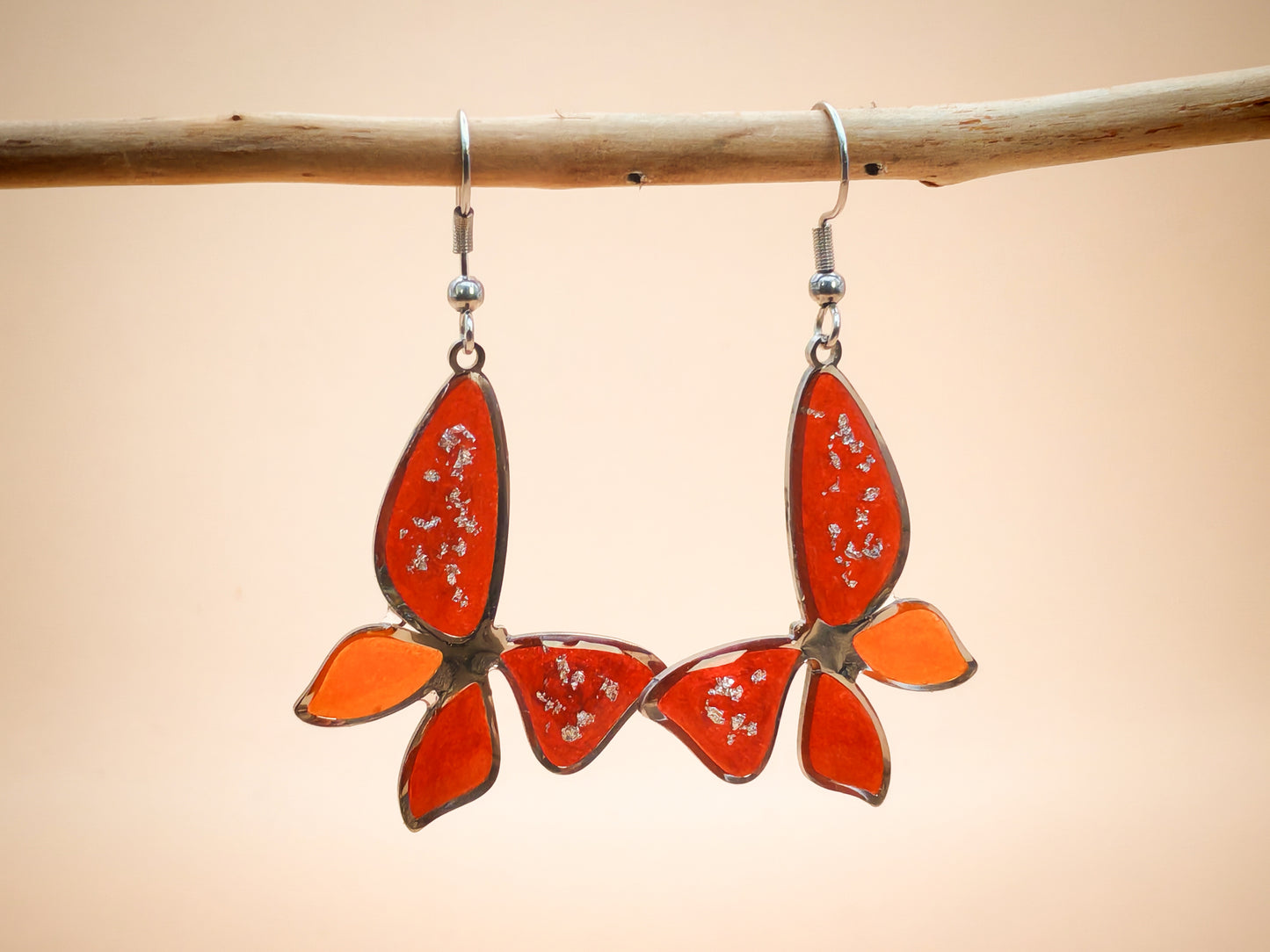 Boucles d’oreilles – Flamme d’Ambre