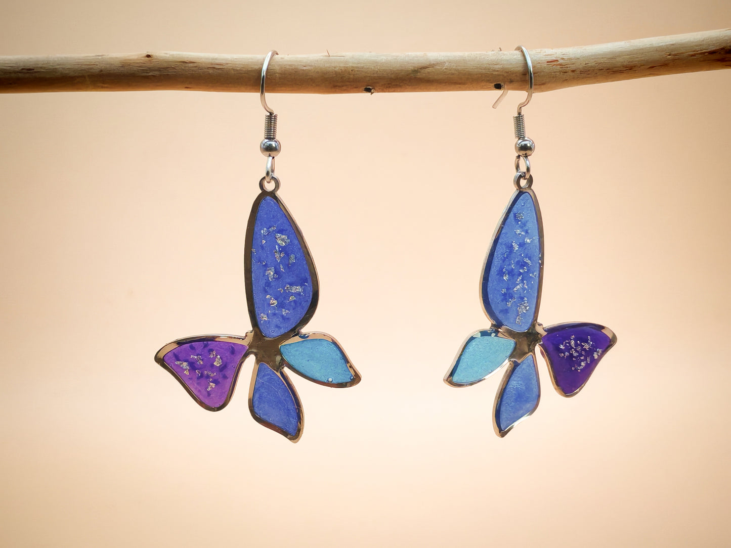 Boucles d’oreilles – Aurore Boréale
