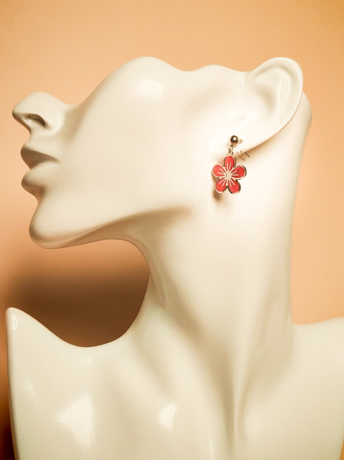 Boucles d'oreilles – Fleurs de velours