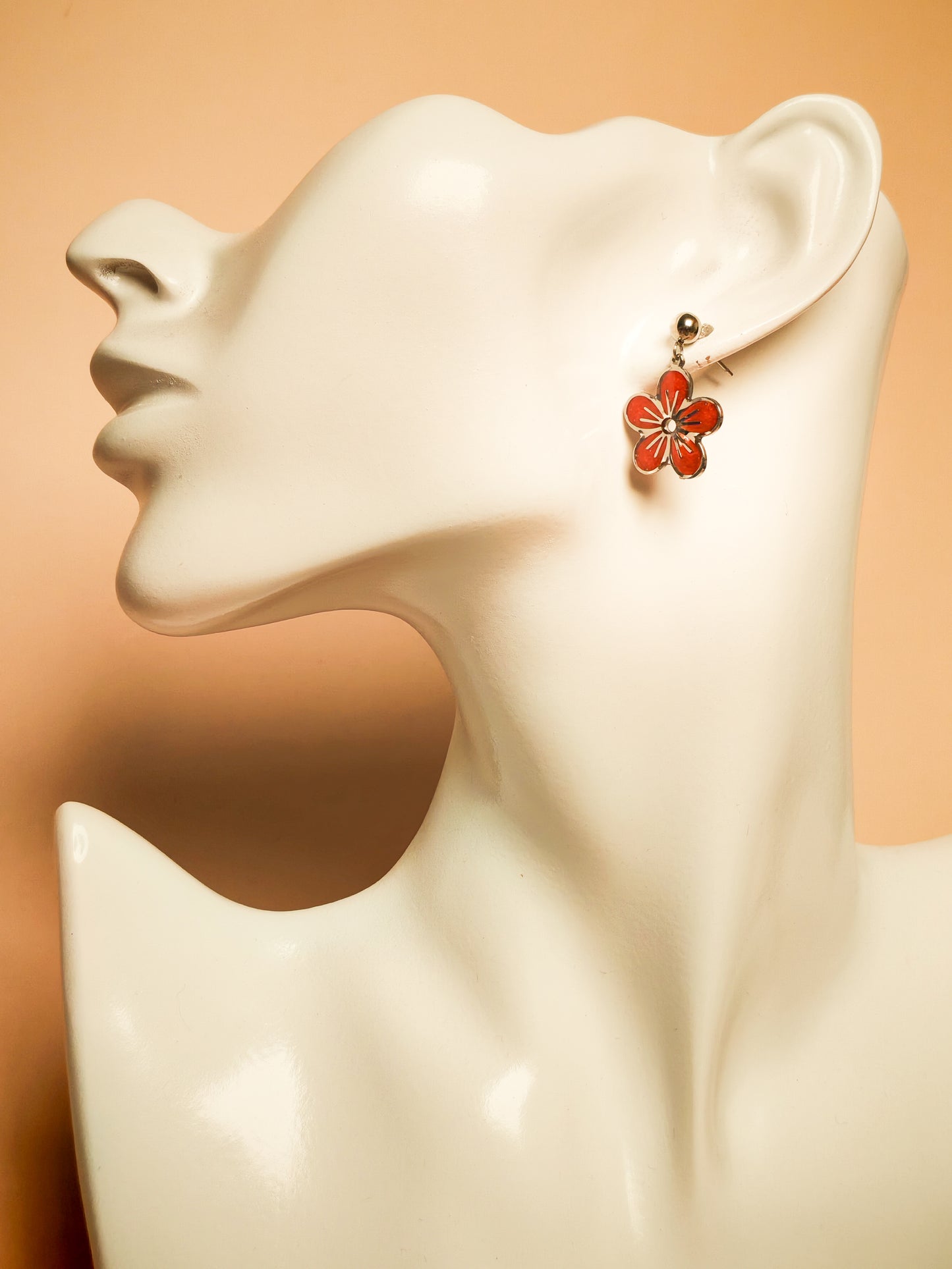 Boucles d'oreilles – Fleurs de velours