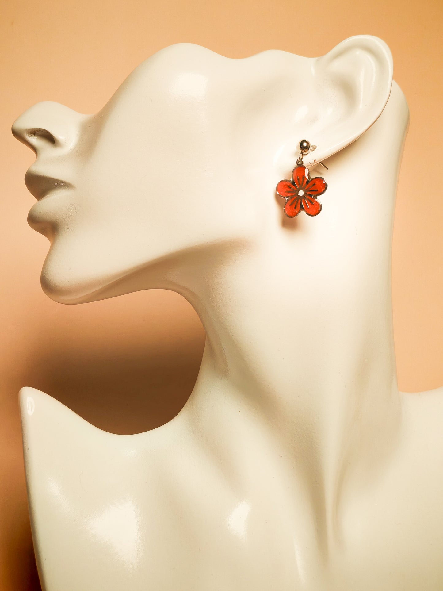 Boucles d'oreilles – Fleurs de velours