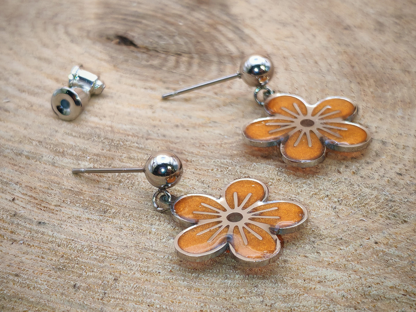 Boucles d'oreilles – Fleurs de velours