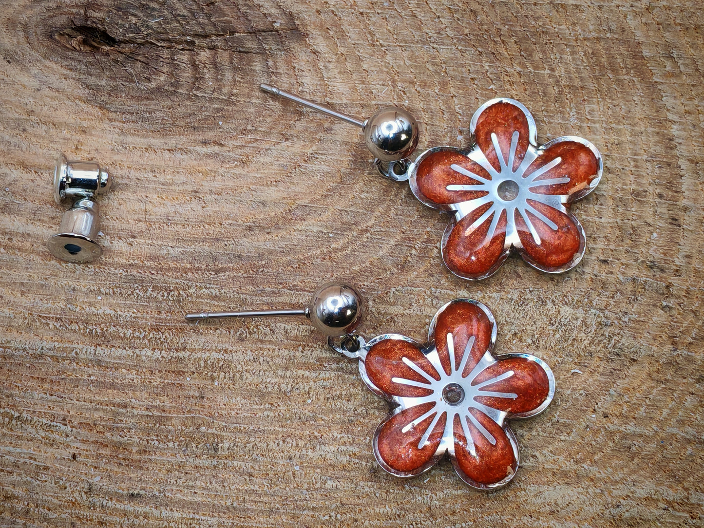 Boucles d'oreilles – Fleurs de velours
