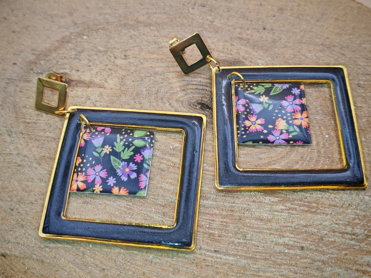 Boucles d’oreilles – Jardins de Minuit