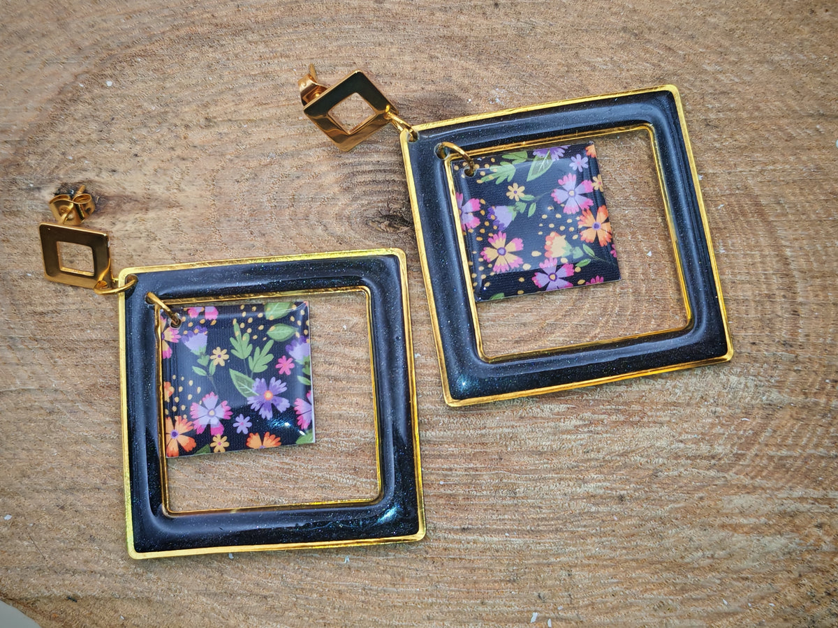 Boucles d’oreilles – Jardins de Minuit
