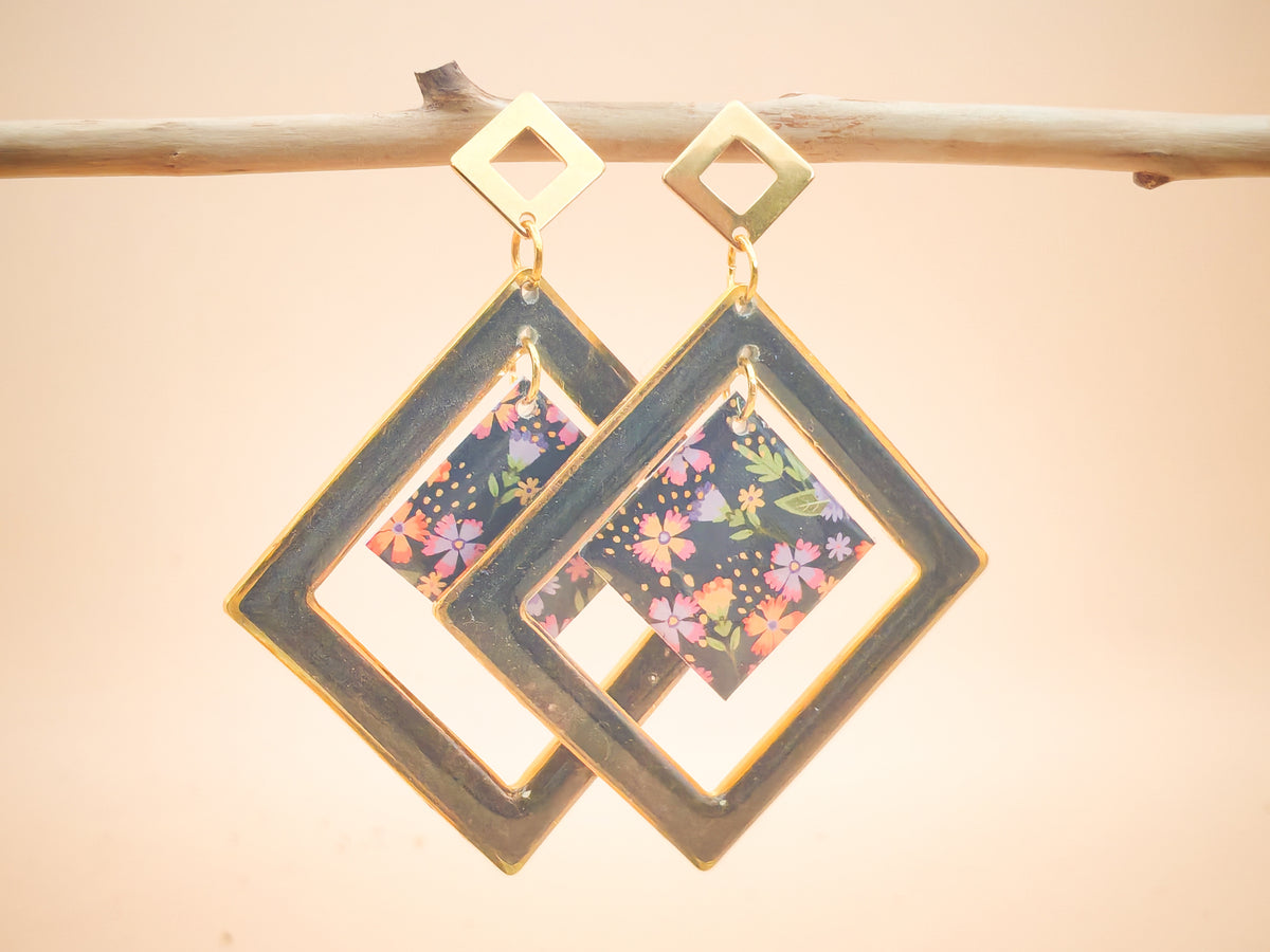 Boucles d’oreilles – Jardins de Minuit