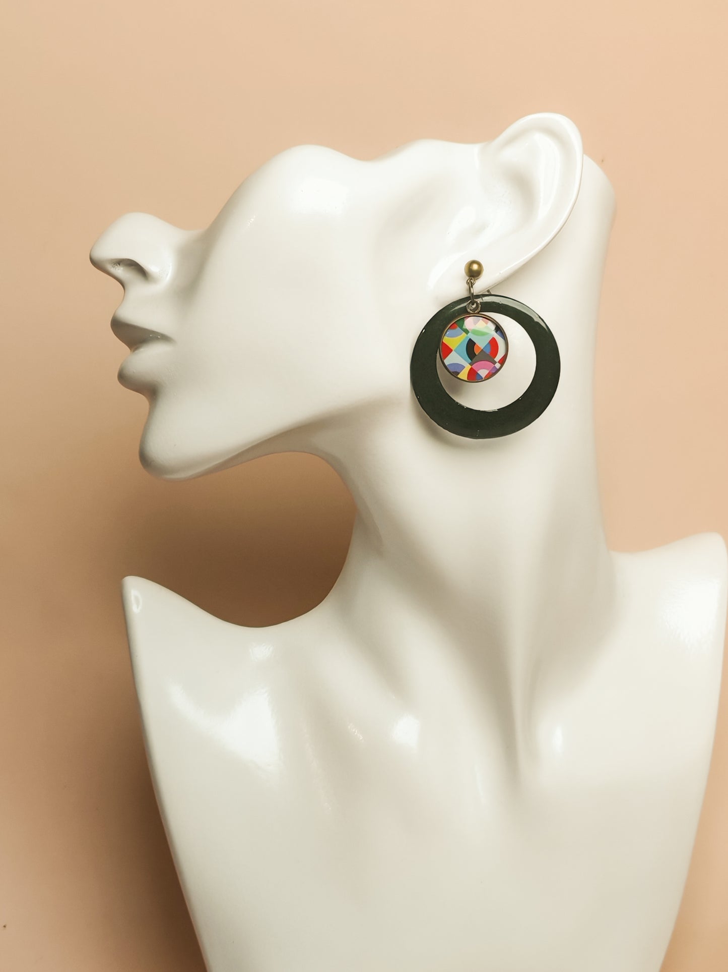 Boucles d’oreilles – Cercles en fête