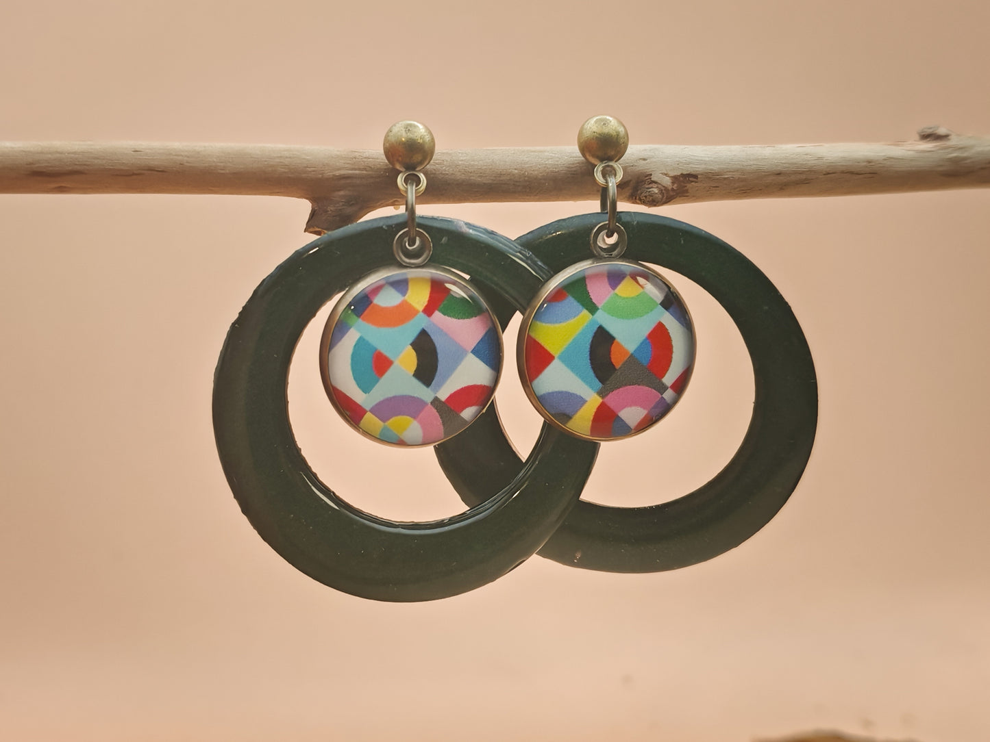 Boucles d’oreilles – Cercles en fête