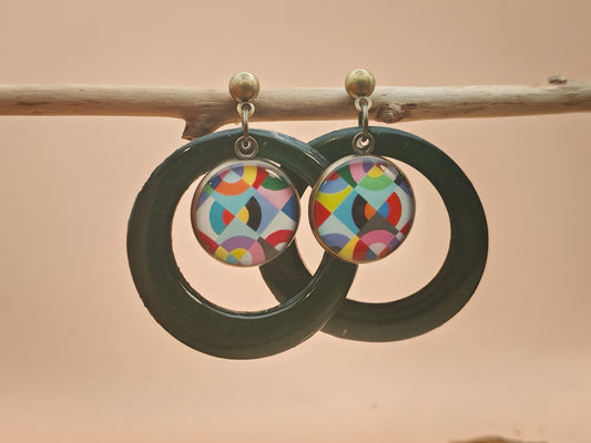 Boucles d’oreilles – Cercles en fête
