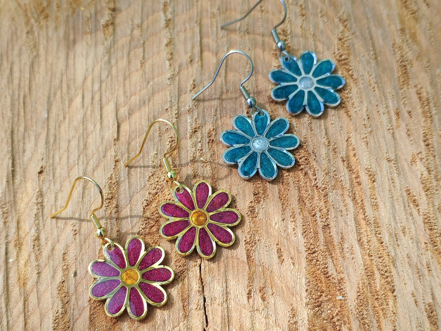 Boucles d’oreilles – Pétales Lumineux